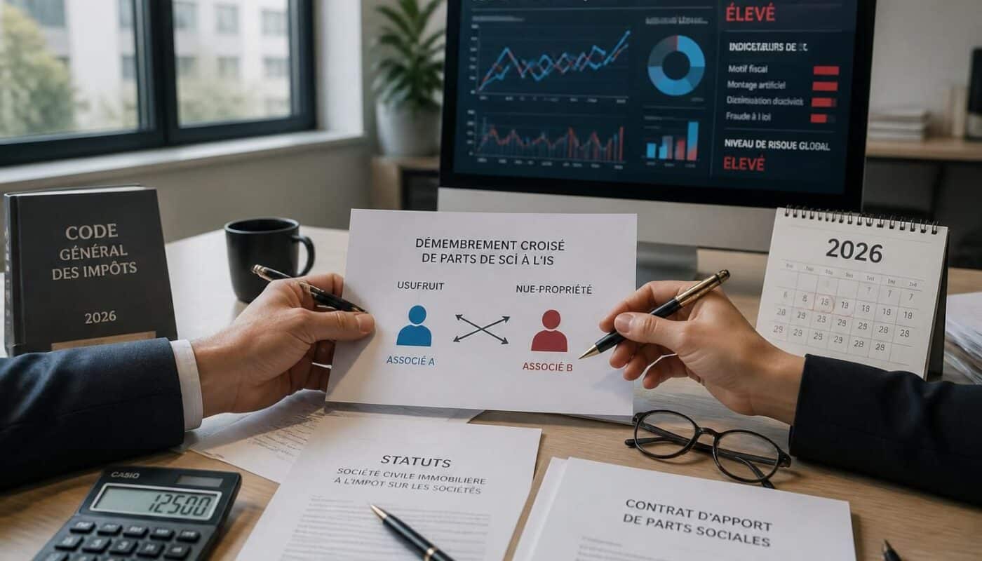 découvrez les enjeux du démembrement croisé de parts de sci à l'is et les risques d'abus de droit fiscal à anticiper en 2026 pour une gestion patrimoniale sécurisée.